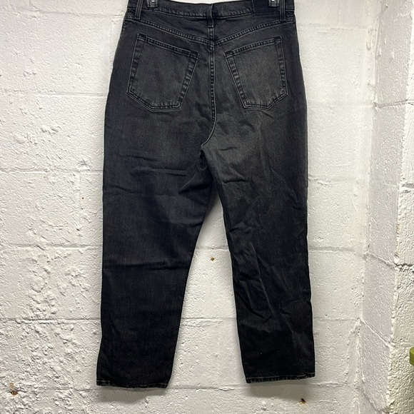 NWT Abercrombie & Fitch the 90s Straight Ultra High Rise Jeans CURVE size 14S - Picture 5 of 6